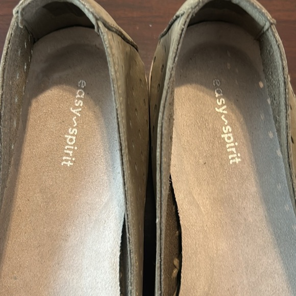 Easy Spirit Darla Leather Ballet Flat Olive Green Women’s Size 10 - Picture 7 of 15